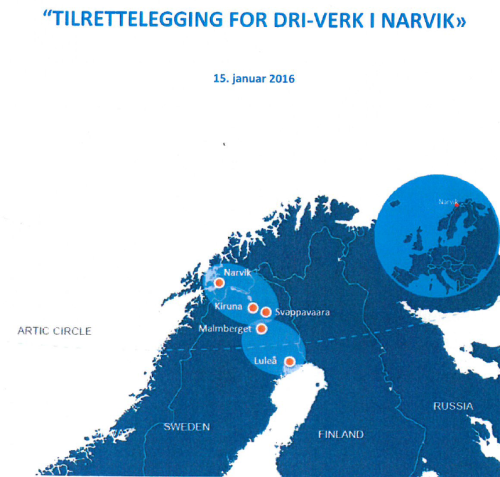 Illustrasjonsbilde - kart over Nord-Norge