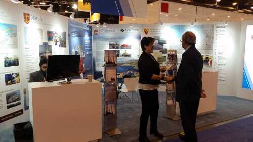 Narvik's stand på oljemessa i Houston 2015