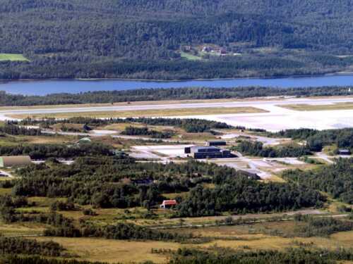 Oversiktsbilde Harstad/Narvik Lufthavn, Evenes