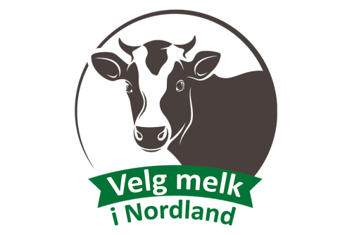 Grafisk fremstilt melkeku/logo